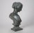 Brown Antique Classical Victorian 12" Bronze Sculpture Bust Statue of a Young Woman Circa 1890 For Sale - Image 8 of 12