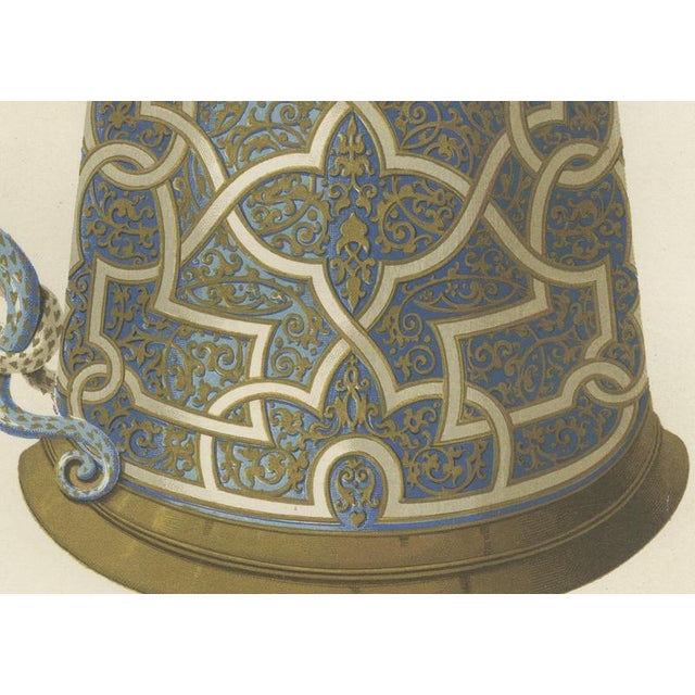 After Ferdinand Séré, German Beer Tankard, Sixteenth Century, 1851, Chromolithograph For Sale - Image 6 of 9