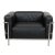 LC-3 Lounge Chair in Black Leather by Le Corbusier for Cassina, 2000s For Sale - Image 13 of 13