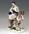 Meissen stunning item of very interesting appearance: Wife of tailor riding on goat Model 155 Measures: Height 7.28 inches...