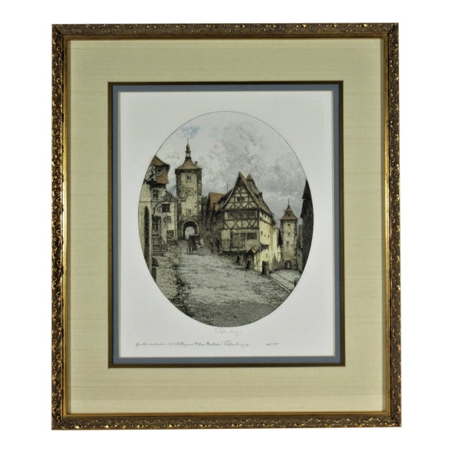Josef Eidenberger, Rothenburg, Ploentein, 1984 For Sale