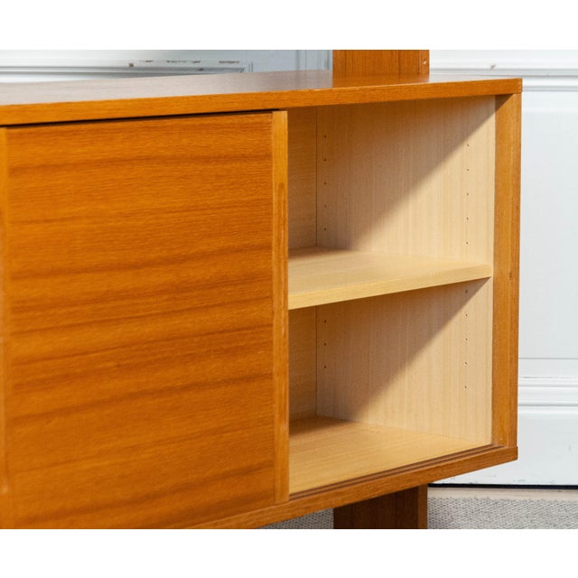 Bookcase Shelves Parade by Kajsa & Nils Nisse Strinning, Denmark, 1960s For Sale - Image 4 of 7