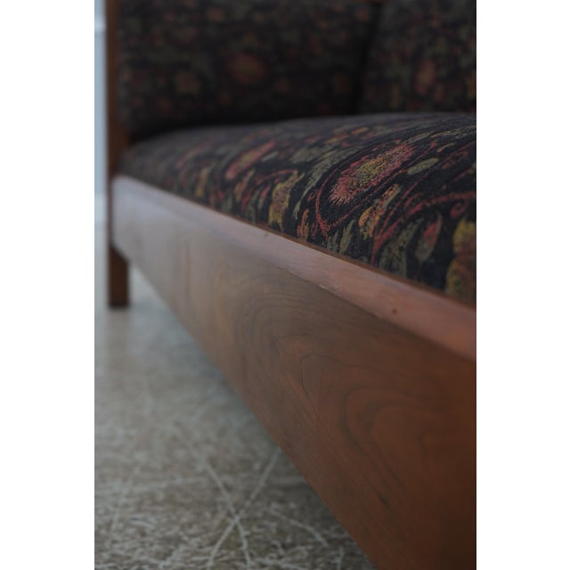 Stickley Arts & Crafts Cherry Mission Style Sofa For Sale - Image 9 of 18