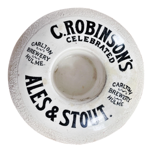 Antique English Ale & Stout Advertising Match Striker