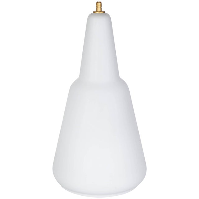 Large Italian 1950s Case Glass Pendant Light For Sale - Image 10 of 10