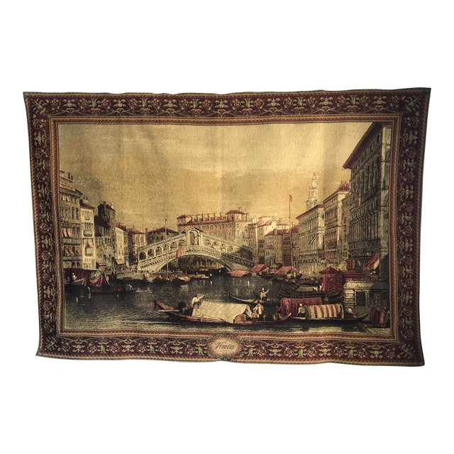 1990s Tapestries, Ltd Woven Scene Wall Hanging Chairish