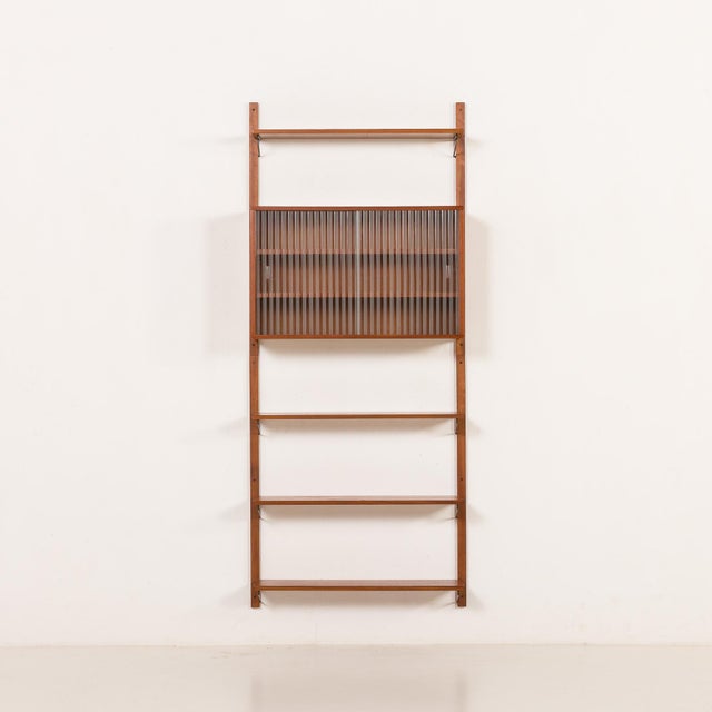 Scandinavian Shelving Wall Unit, Denmark, 1960s For Sale - Image 12 of 12