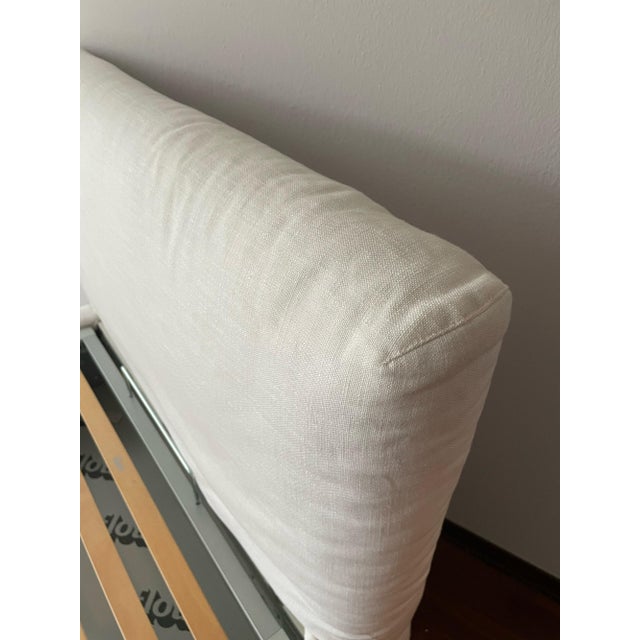 White Merkurio Single Bed by Rodolfo Dordoni for Flou, 2010 For Sale - Image 8 of 13