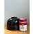 Vintage Ikea “Crystalex” Postmodern Black Ceramic Vase For Sale - Image 9 of 12