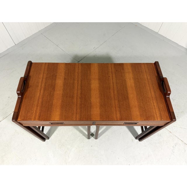 1960s Skaraborgs Möbelindustri Teak Nesting Tables, Sweden, 1960s, Set of 3 For Sale - Image 5 of 15