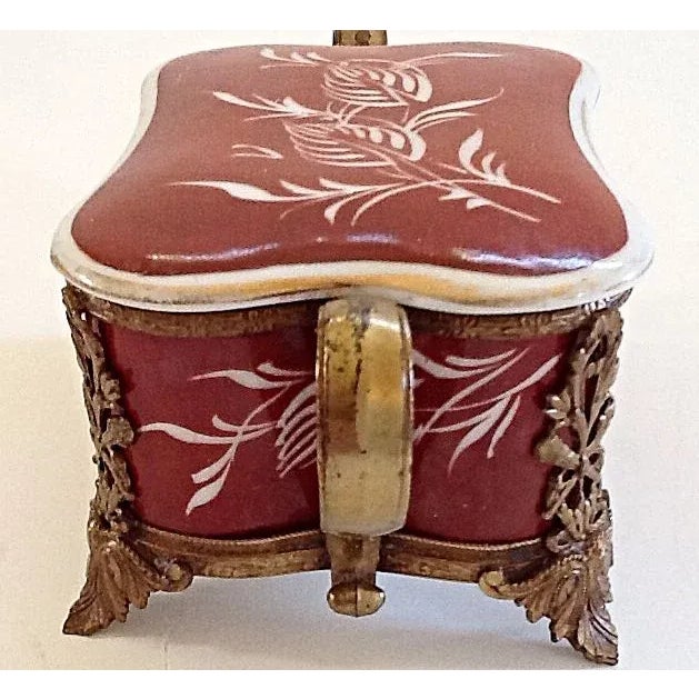 French Porcelain Box For Sale - Image 4 of 6