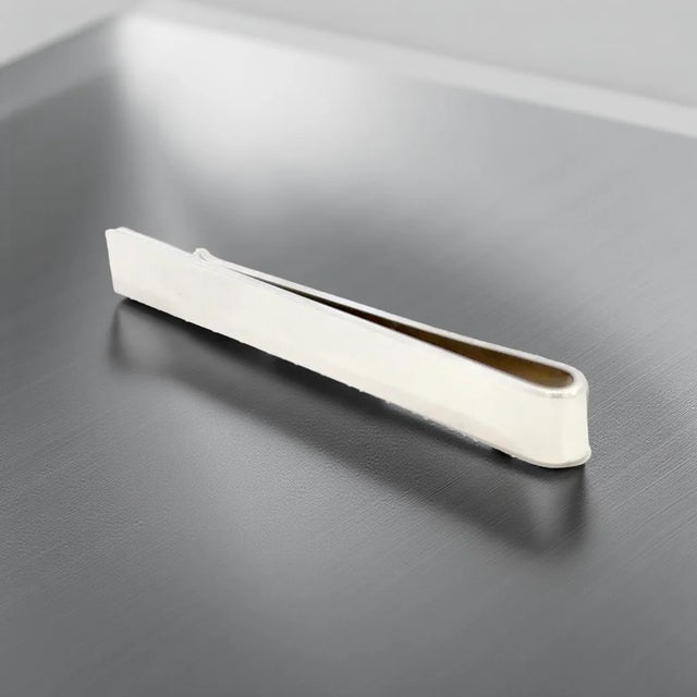 Silver Tiffany & Mens Tie Clip Sterling Silver 6 Grams Estate For Sale - Image 8 of 12