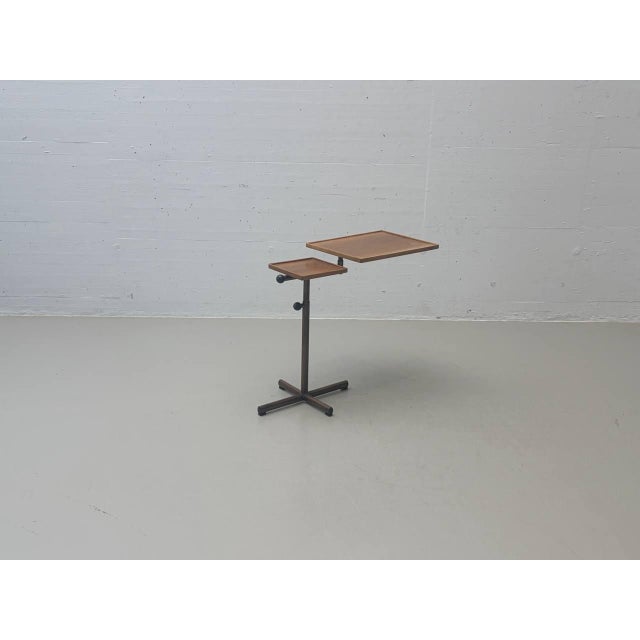 Mid-Century Modern Caruelle Side Table by Georg Albert Ulysse Caruelle for Embru, Switzerland, 1950s For Sale - Image 3 of 17