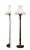Modern Pair of Suzan Fellman Half-Depth Floor Lamps & Shades For Sale - Image 3 of 4