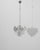20th Century Italian Mid-Century Murano Style Glass Disc Chandelier For Sale - Image 4 of 18