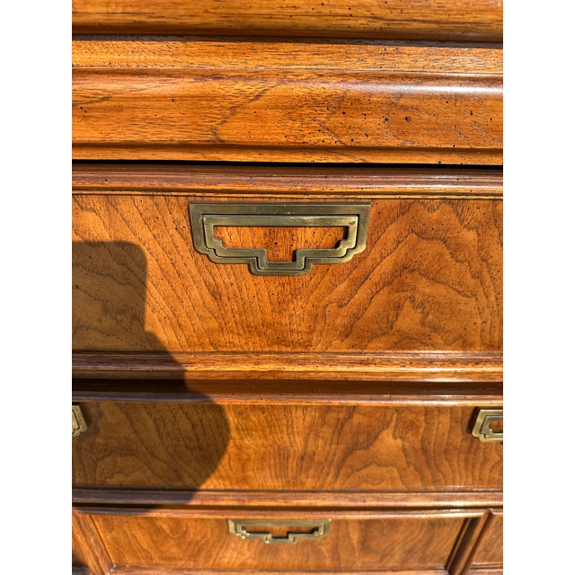 Thomasville 1980s Thomasville Mystique Collection Campaign Chest For Sale - Image 4 of 12