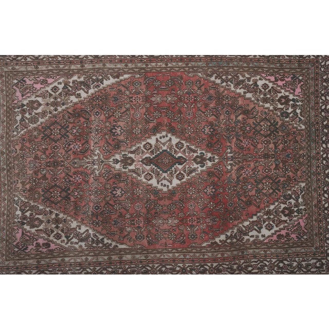 Brown Tribal Anatolian Oushak Rug 6'11" X 10' For Sale - Image 8 of 12