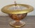 1930s Antique 1930’s Gilded Pink Depression Glass Footed Condiment Bowl With Ladle For Sale - Image 5 of 8