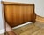 Vintage French Sleigh Double Bed Frame For Sale - Image 10 of 17