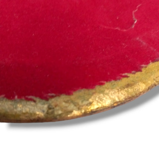 Baroque Italian Giltwood Framed Wash Closet Mirror For Sale - Image 3 of 5