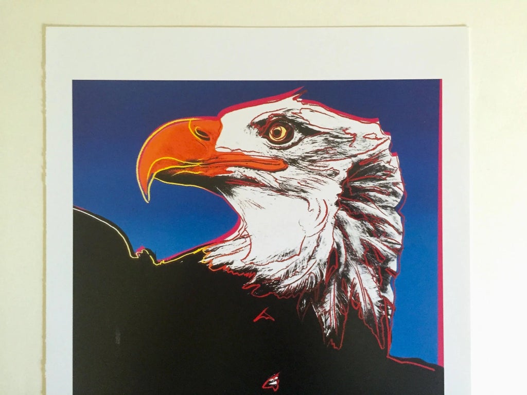 Andy Warhol Estate Vintage 1992 Endangered Species Lithograph