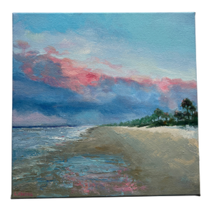 Golden Isles Gloaming, Original Oil Painting by Julia Lawing
