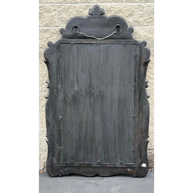 Rustic French Rococo Oversized Wall Mirror For Sale - Image 10 of 10
