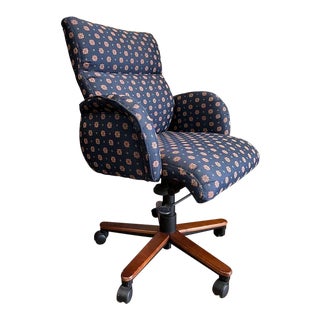 Ethan Allen Upholstered Desk Chair For Sale