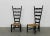Mid-Century Modern Set of Fireside Chairs in Black Lacquered Wood and Rush by Gio Ponti for Casa E Giardino, 1950s For Sale - Image 3 of 9