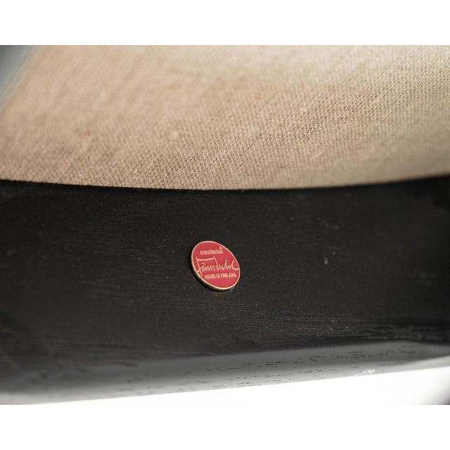 Black Painted Oak Model 108 Dining Chair by Finn Juhl, 2000s For Sale - Image 15 of 16