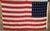 American Vintage 48 Star American Flag Cotton Sewn Wwii Wwi & Korea Americana Banner 46 X 74 For Sale - Image 3 of 17