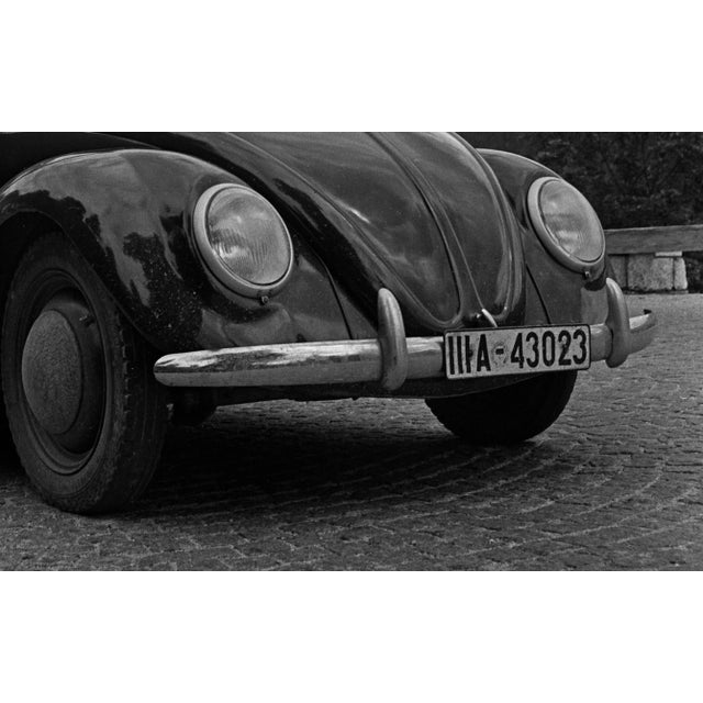 Volkswagen Beetle Parking Close to Mountains, Germany, 1939, Printed 2021 For Sale - Image 3 of 5