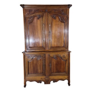 2-Body Sideboard in Walnut, 19th Century For Sale