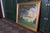 Late 19th Century Framed Napoleon III Era Oil on Canvas Painting of French Chateau Landscape For Sale - Image 9 of 13