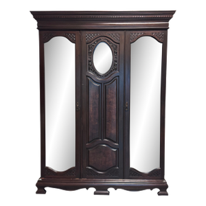 Antique Modular Double Mirror Wardrobe