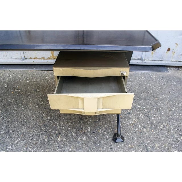 Industrial Arco Series Desk with Drawer by BBPR for Olivetti Synthesis, 1960s For Sale - Image 3 of 13