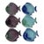 Vintage Faiobidos Portuguese Majolica Ceramic Dessert Appetizer Fish Plates-Set of 6 For Sale