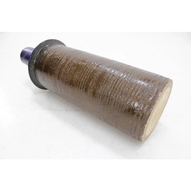 1960s Large Czech Ceramic Vase, 1968 For Sale - Image 5 of 6