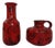 Red Lava Ceramic Vases from Gräflich Ortenburg, 1960s, Set of 2 For Sale