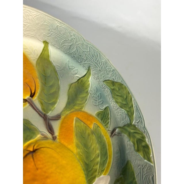 Majolica Plates, France, 20th Century, Set of 2 For Sale - Image 9 of 15