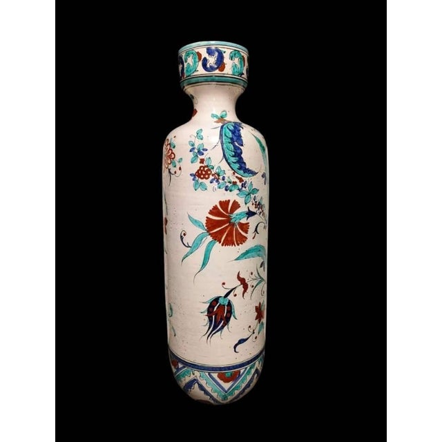 19th Century Exceptional French Samson Iznik Vase, 19th Century For Sale - Image 5 of 10