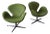 Early Arne Jacobsen “Swan” Chairs, a Pair For Sale