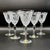 Meissen Crystal Wine Glasses, Floral Engraved & Cane Cut, German Bleikristall, 1960s, Set of 6 For Sale - Image 16 of 18