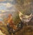 Green 19th Century Belgian Oil on Canvas Chicken Painting Signed H. Schouten For Sale - Image 8 of 10