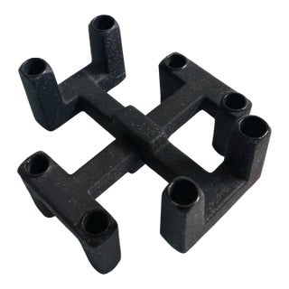 MCM Dansk Stacking Candle Holders by Jens Quistgaard - Set of 2 For Sale