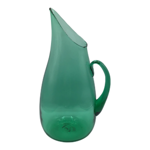Vintage 60s Blenko Teal Pitcher/Vase Designed by Winslow Anderson.