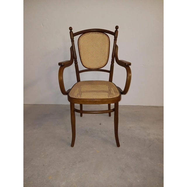 Purple Antique Armchair by Josef Hoffmann, 1900 For Sale - Image 8 of 8