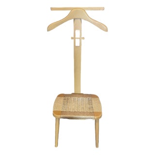 1960s Mid Century (Attributed to Hans Wegner Danish Design) Amcrest Silent Butler Chair For Sale