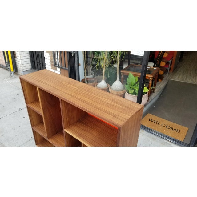 Lori's Custom Wooden Bookcase For Sale - Image 9 of 13