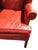 1990s Experience the Pinnacle of American Craftsmanship With This Rare Cognac Leather Wingback Chair by Old Hickory Tanery For Sale - Image 5 of 7